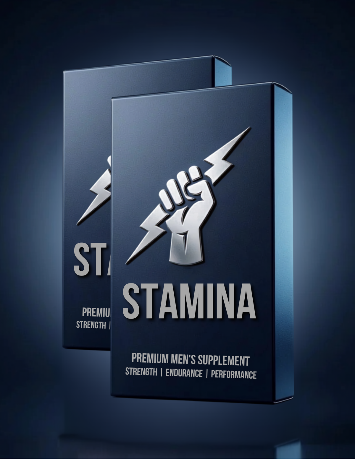 Two packs of Stamina for Men herbal supplement, the Trial Pack