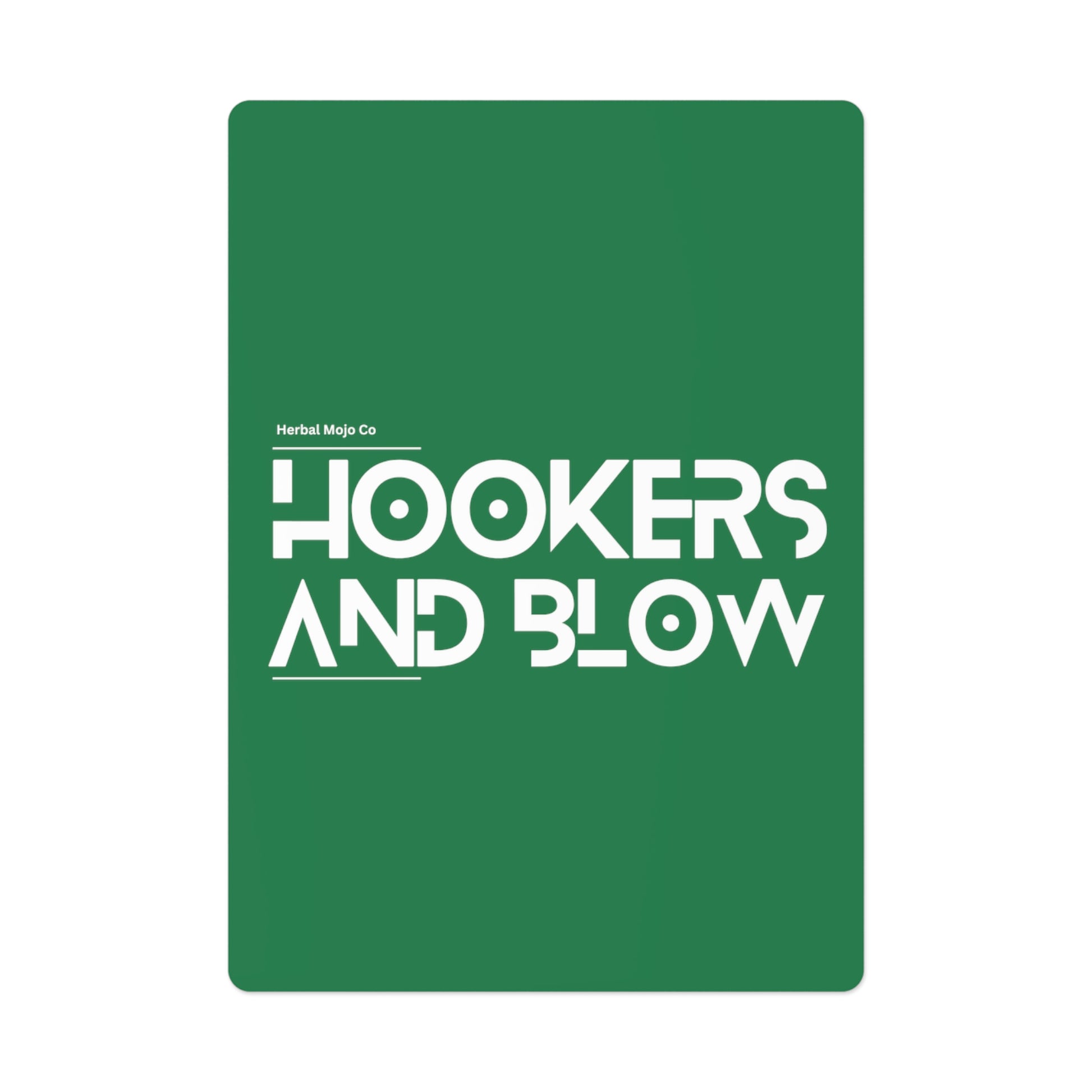 Stamina for Men Hookers & Blow poker cards product shot with white background