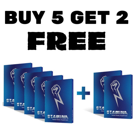 Stamina for Men ® - Buy 5 Packets get 2 FREE Packets