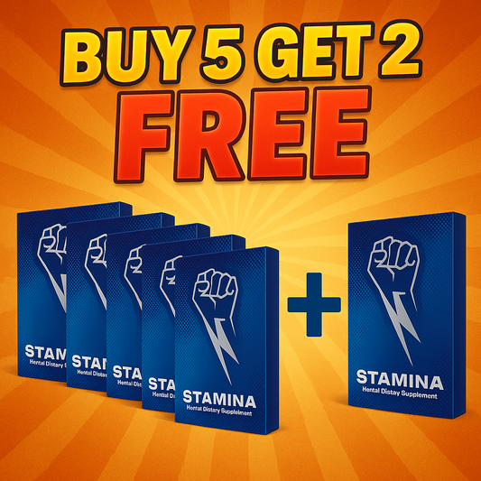The Stamina for Men Buy 5 get 2 Free offer for Instant Erections
