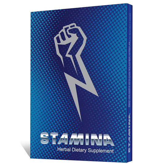 Stamina for Men single pack containing 10 herbal capsules — Maca, Panax Ginseng, Damiana, Ginkgo Biloba
